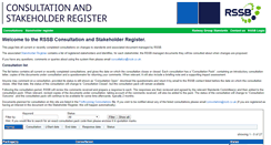 Desktop Screenshot of consultation.rssb.co.uk