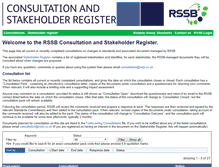 Tablet Screenshot of consultation.rssb.co.uk